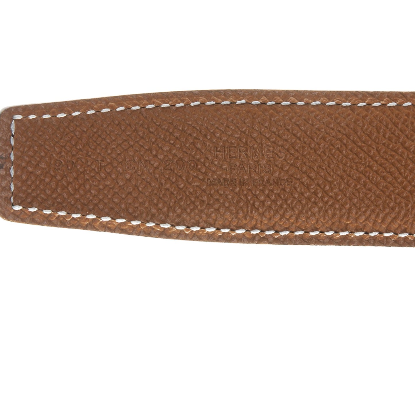 Swift Epsom 32mm Belt Strap 90 Black Gold