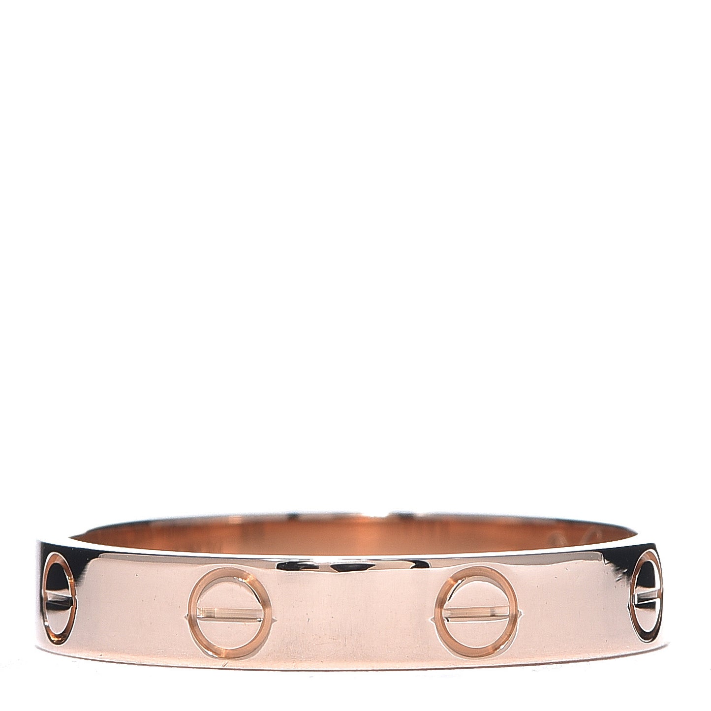 18K Pink Gold 3.5mm LOVE Wedding Band Ring 58 8.5