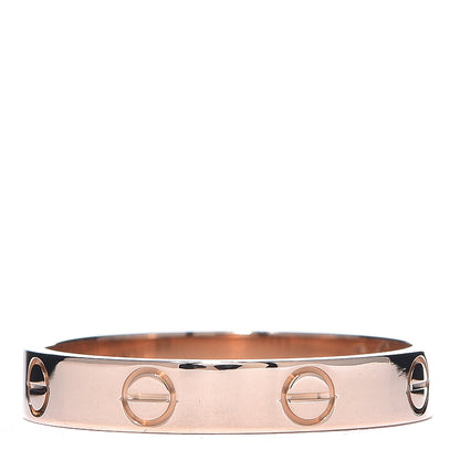 Cartier 18K Pink Gold 3.5mm LOVE Wedding Band Ring 58 8.5 3 of 5