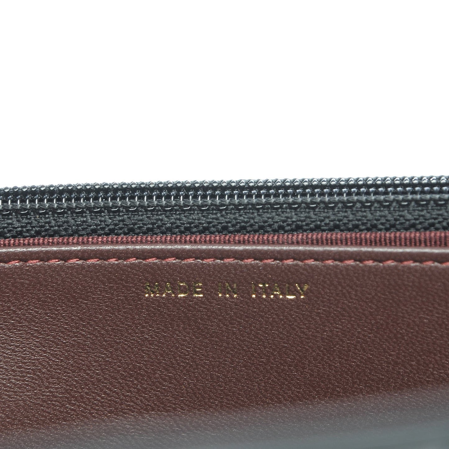 Lambskin Quilted Wallet On Chain WOC Black