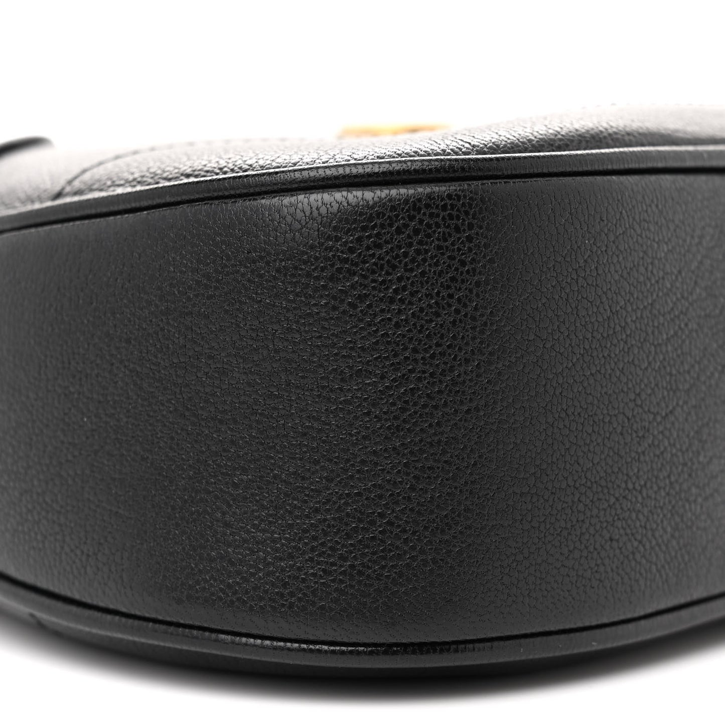Goatskin Small Aphrodite Shoulder Bag Black