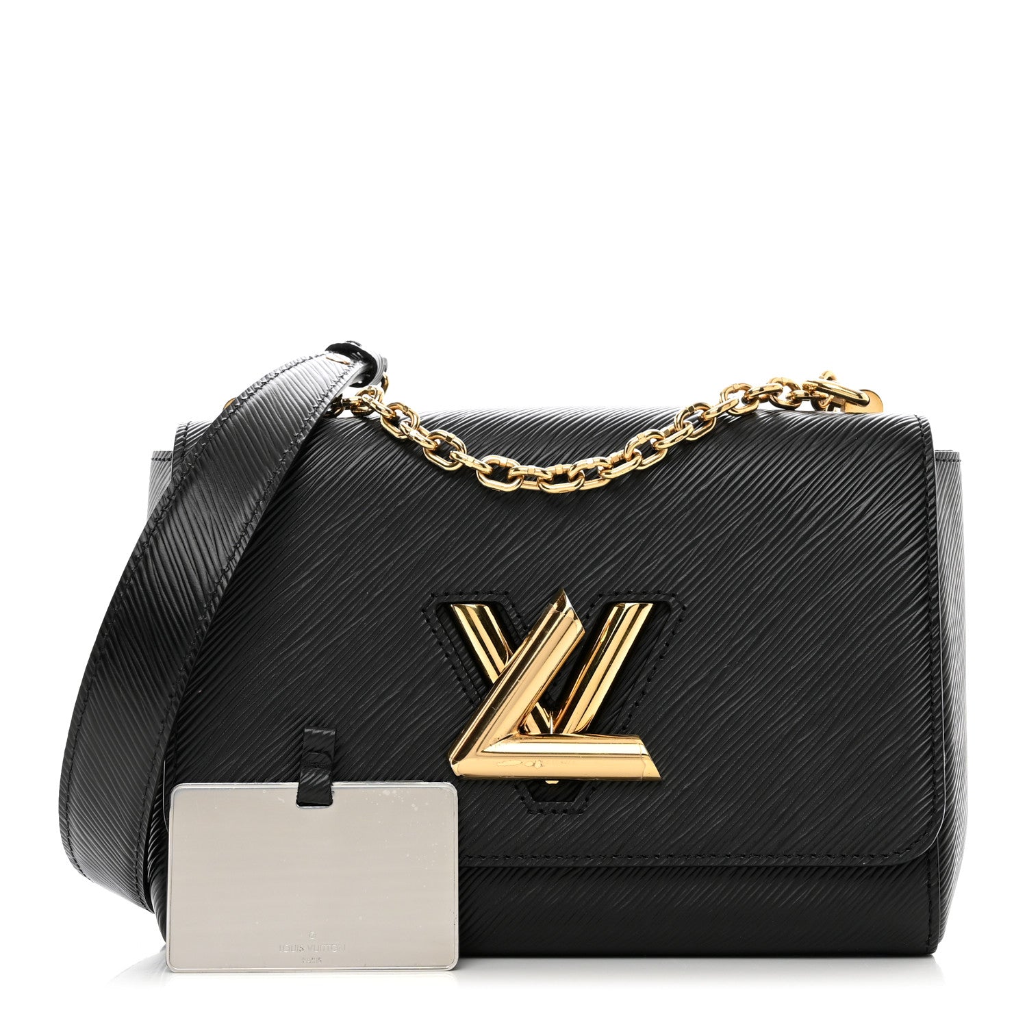 Louis Vuitton Epi Twist Shoulder Bag MM Black 1 of 9