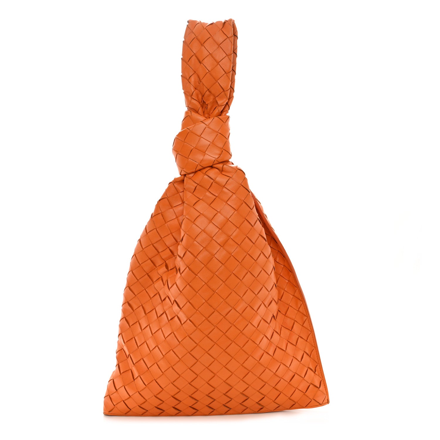 Bottega Veneta Nappa Intrecciato BV Twist Orange 1 of 12