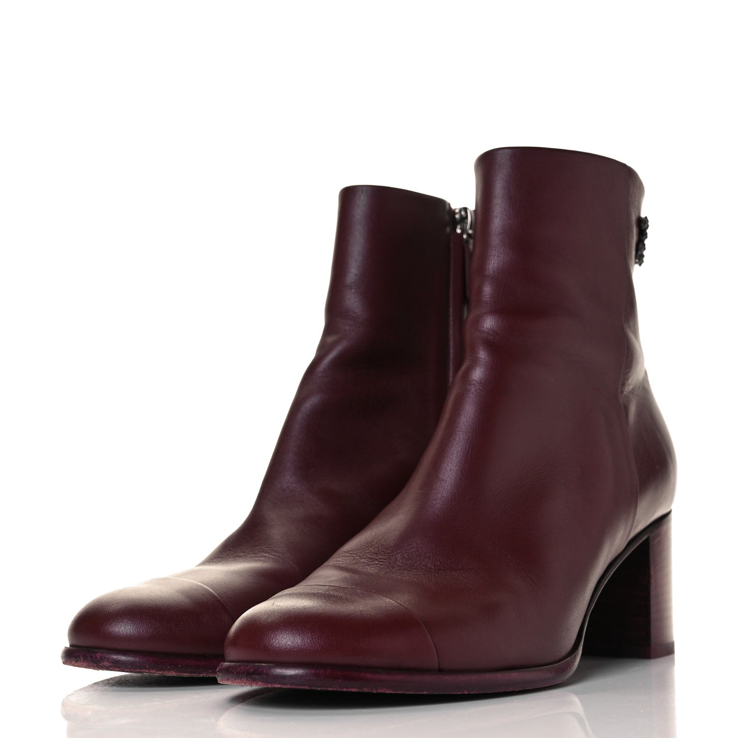 CC Ankle Boots 39.5 Burgundy