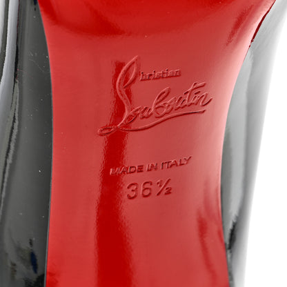 Christian Louboutin Patent Pigalle Follies 85 Pumps 36.5 Black 6 of 7