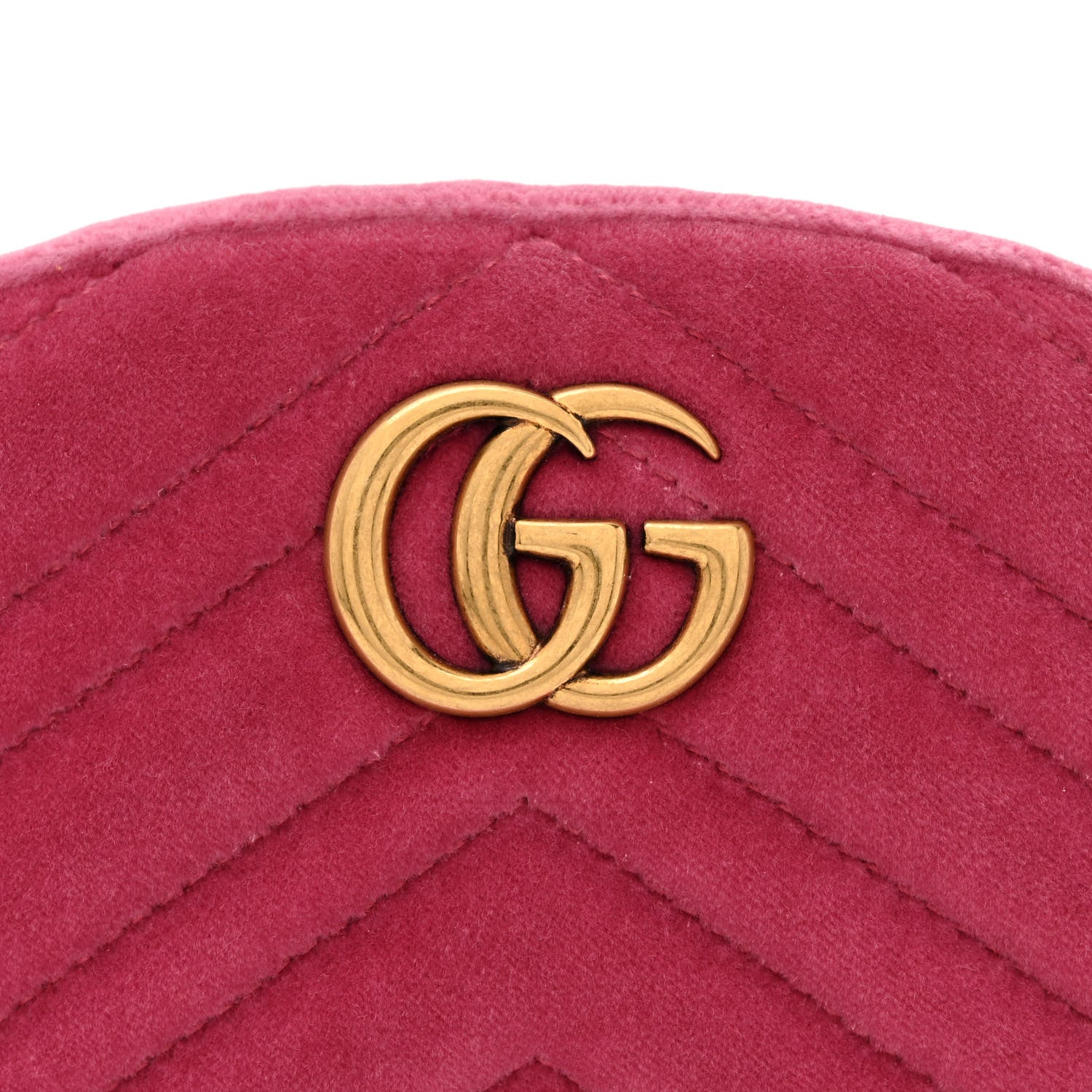 Gucci Velvet Matelasse GG Marmont Belt Bag 85 34 85 34 Light Raspberry Rose 8 of 12