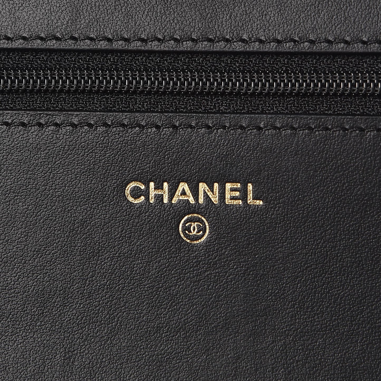 Caviar Quilted Boy Wallet On Chain WOC Black