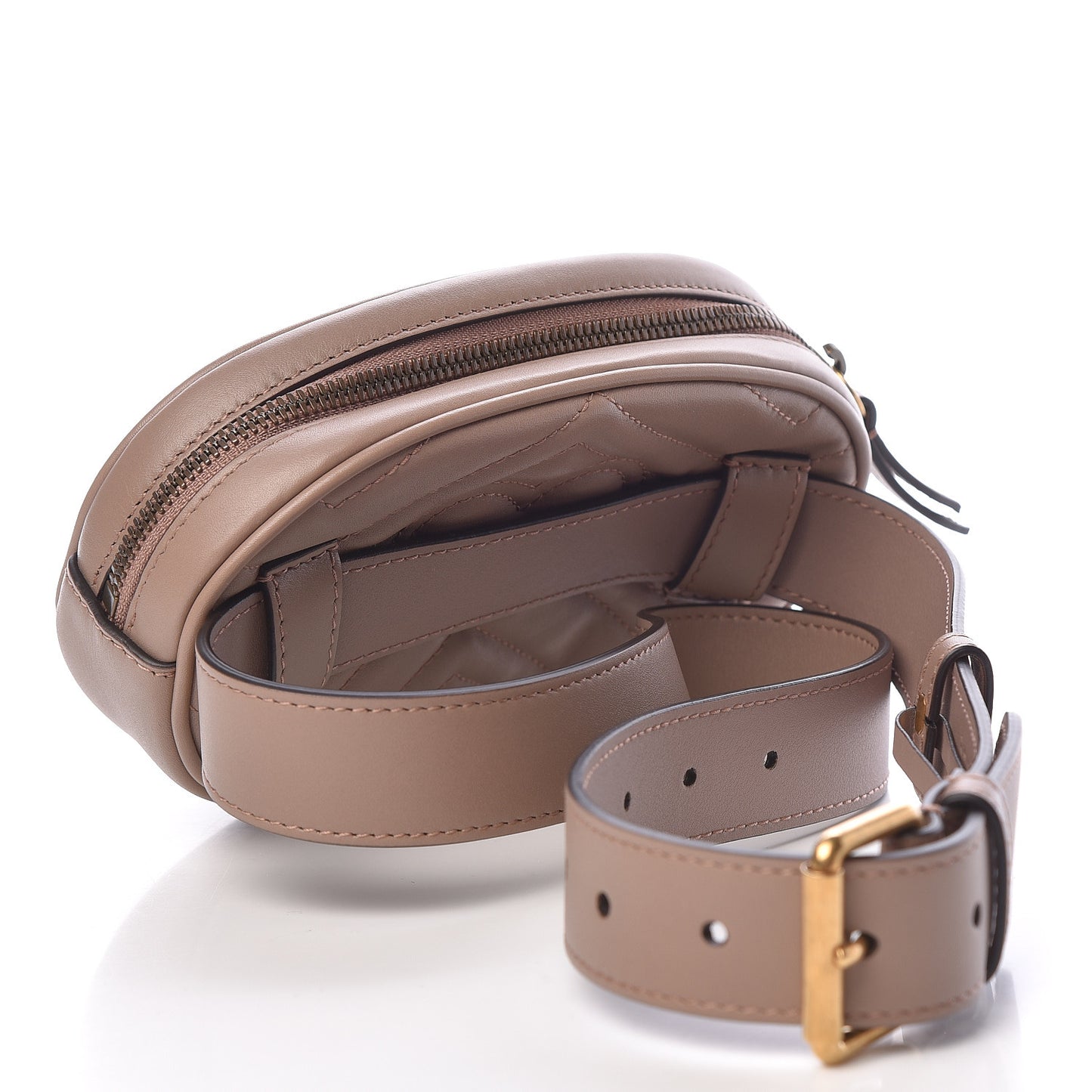Calfskin Matelasse GG Marmont Belt Bag 85 34 Porcelain Rose