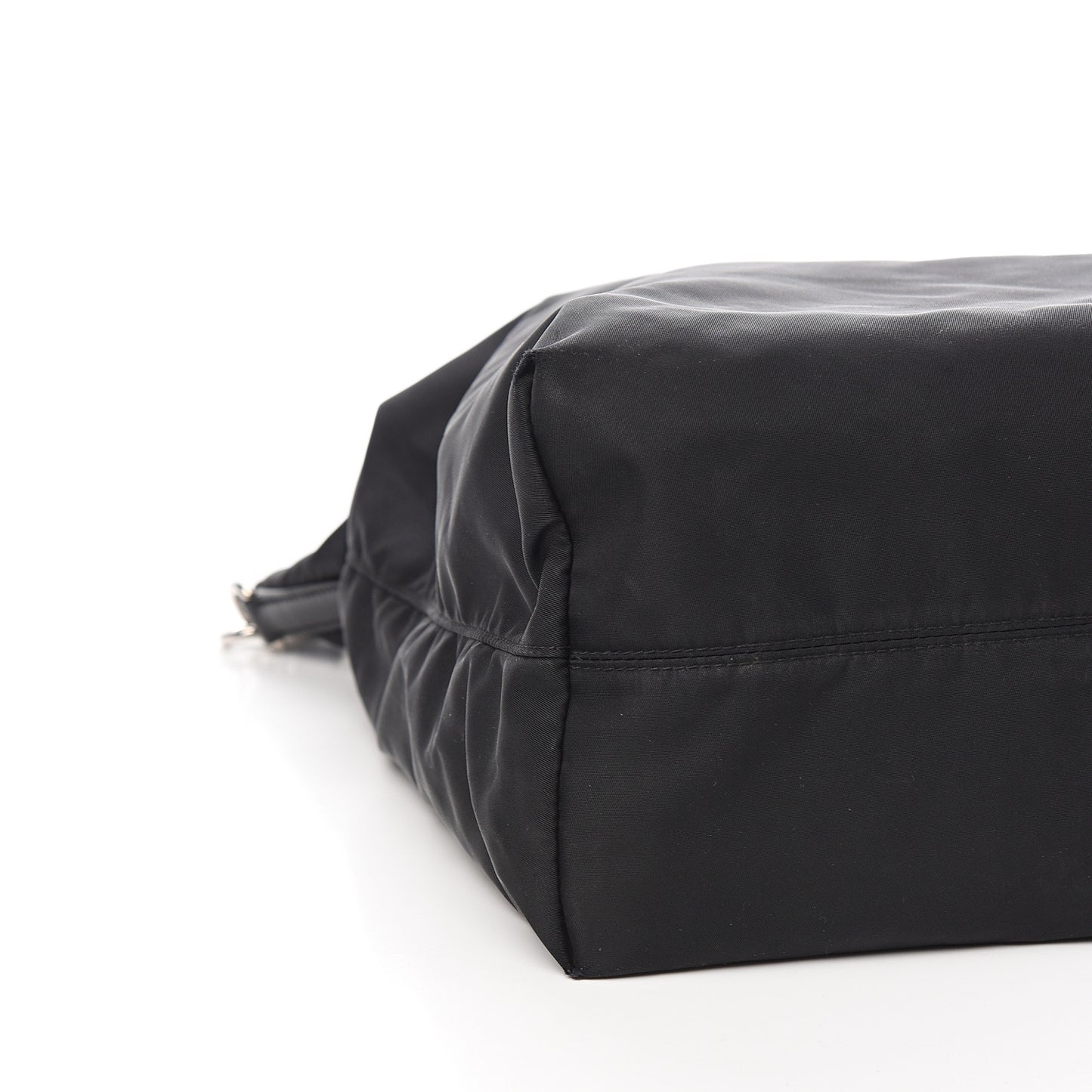 Tessuto Nylon Saffiano Tote Black