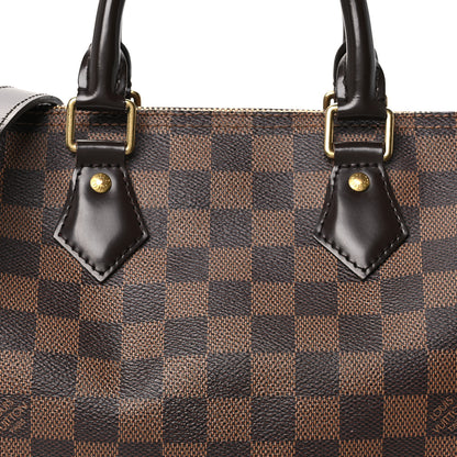 Louis Vuitton Damier Ebene Speedy Bandouliere 25 9 of 11