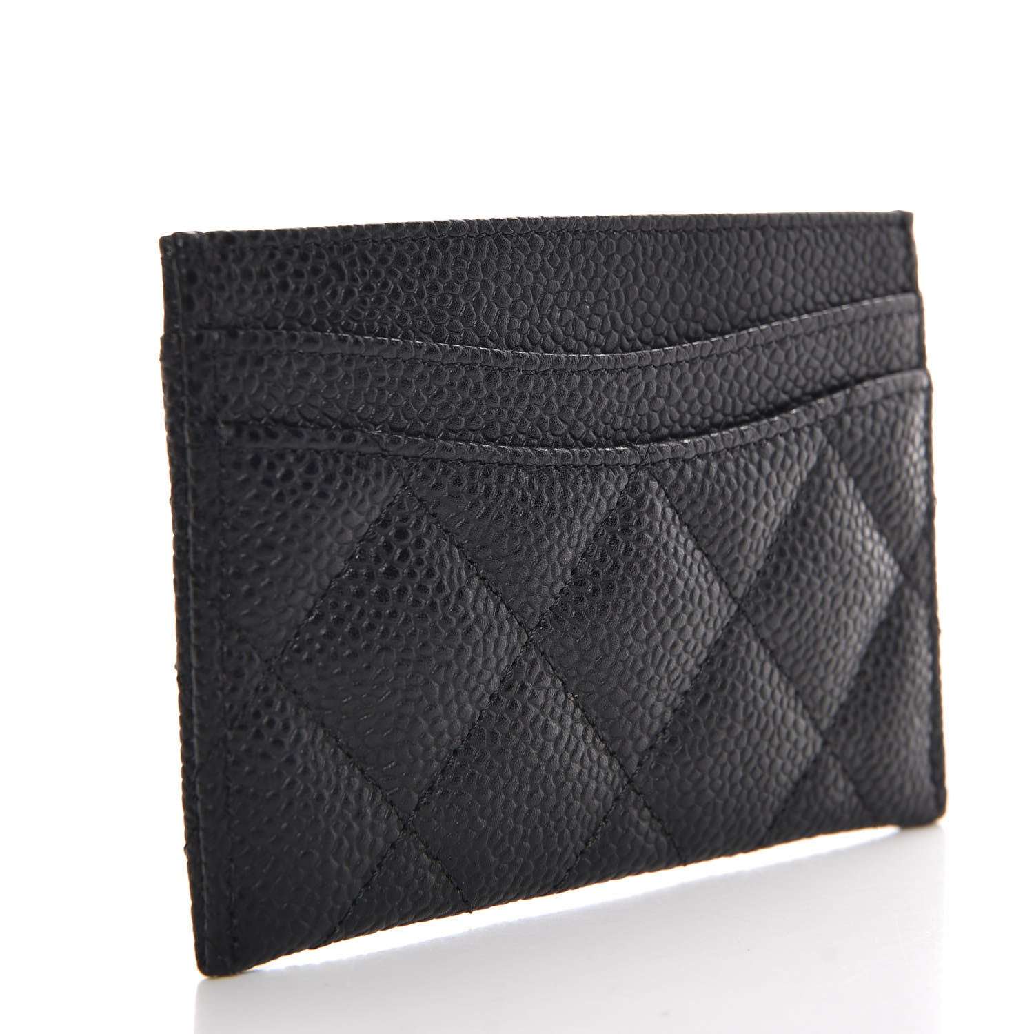 Chanel Caviar Quilted Card Holder Black 3 of 9
