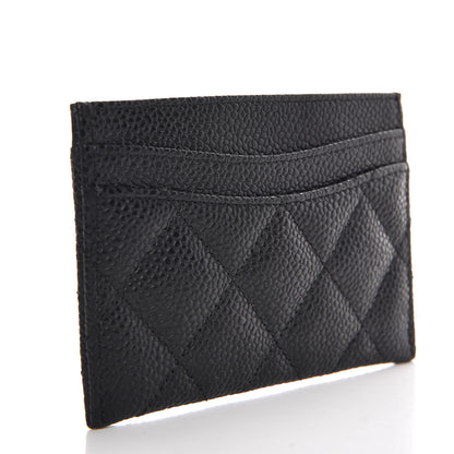Chanel Caviar Quilted Card Holder Black 3 of 9