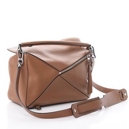 Loewe Calfskin Medium Puzzle Bag Tan 2 of 8