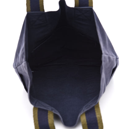 Hermes Canvas Fourre Tout Navy 5 of 10
