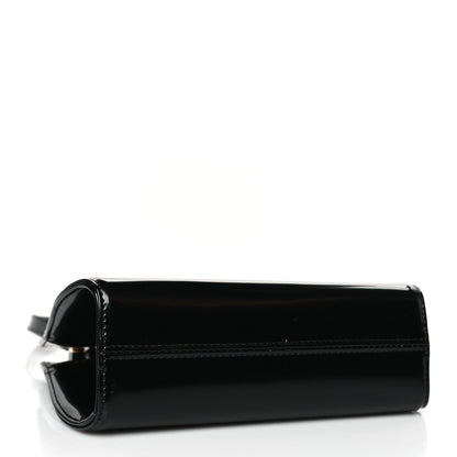 Salvatore Ferragamo Brushed Calfskin Mini Wanda Top Handle Bag Black 4 of 8