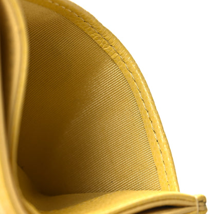Chanel Caviar Quilted Card Holder Yellow 8 of 8