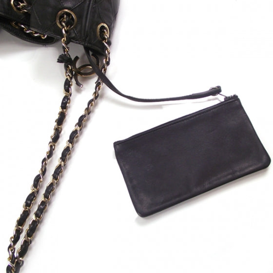 Vintage Double Stitched Chain Drawstring Hobo