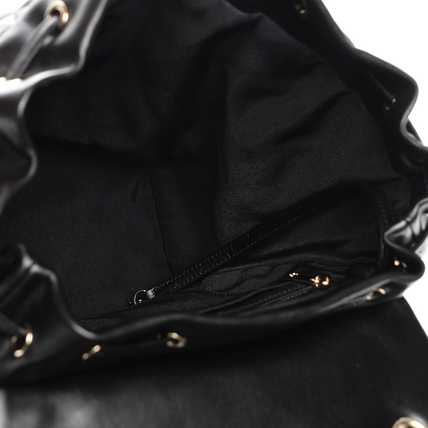Lambskin Quilted Large Urban Spirit Backpack Black