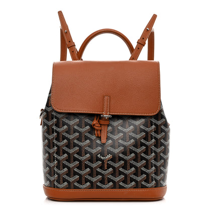 Goyard Goyardine Calfskin Mini Alpin Backpack Black Gold 1 of 17
