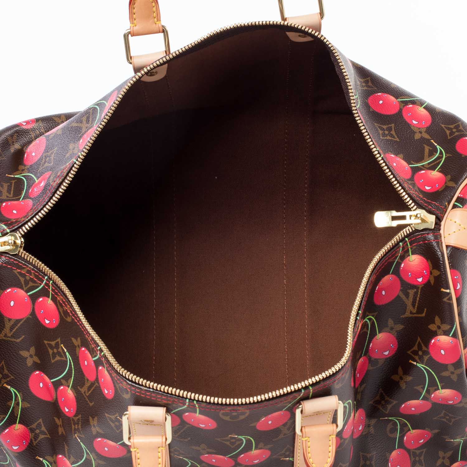 Louis Vuitton Monogram Cerises Keepall 45 9 of 10
