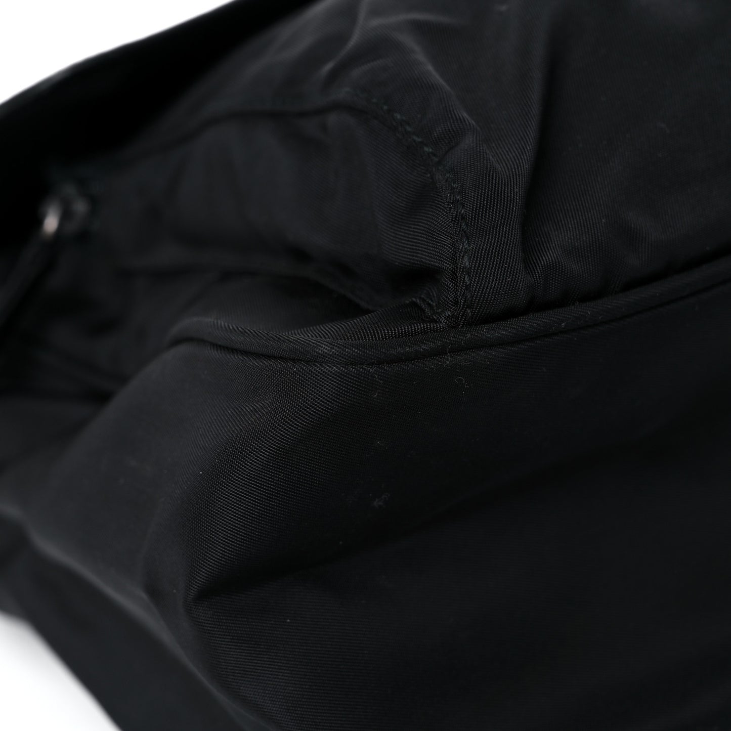 Nylon Vela Sport Messenger Bag Black