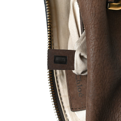 Chloe Nubuck Medium Marcie Satchel Dark Brown 7 of 18