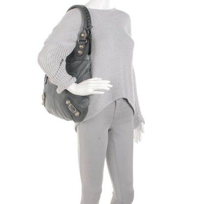 Balenciaga Agneau Giant 21 Silver Hardware Brief Anthracite 2 of 7