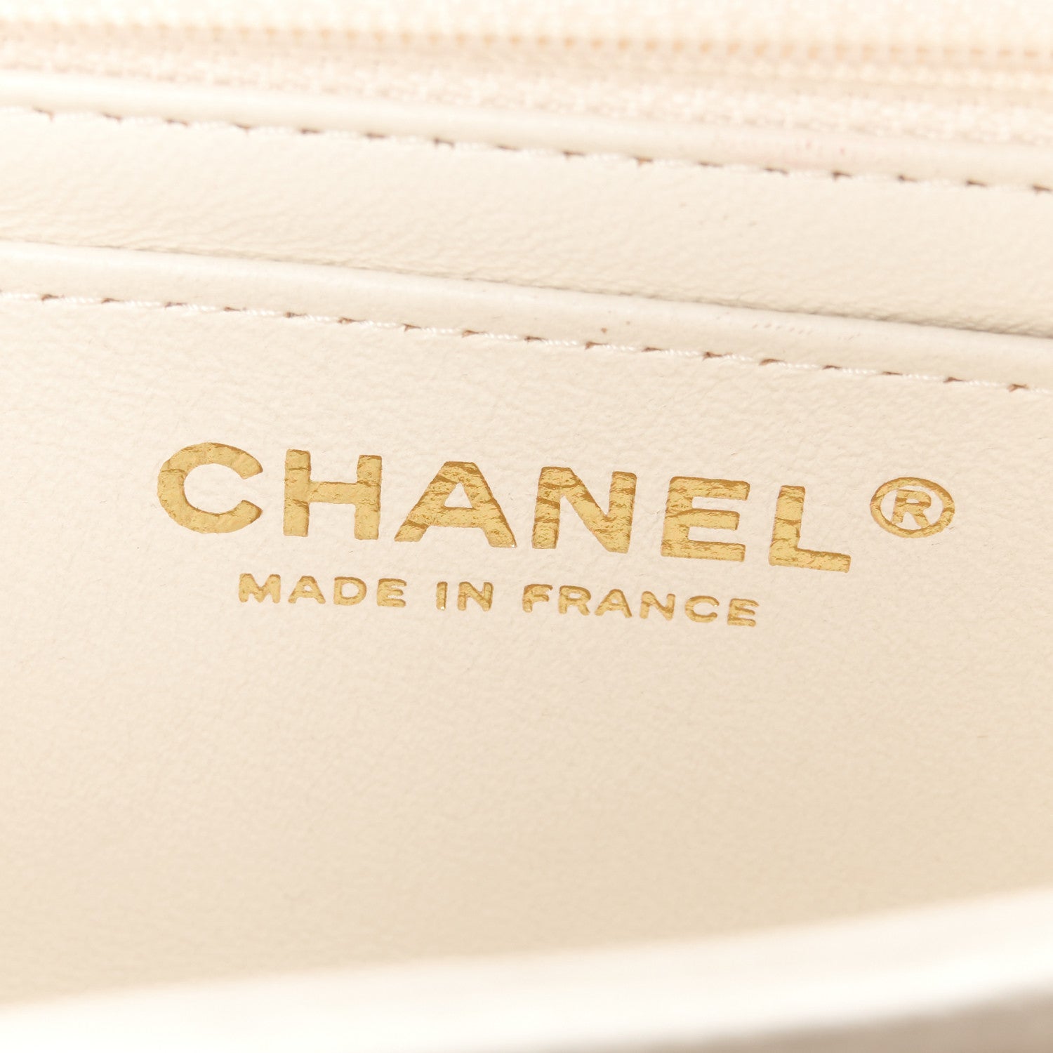 Chanel Caviar Quilted Mini Rectangular Flap White 6 of 11