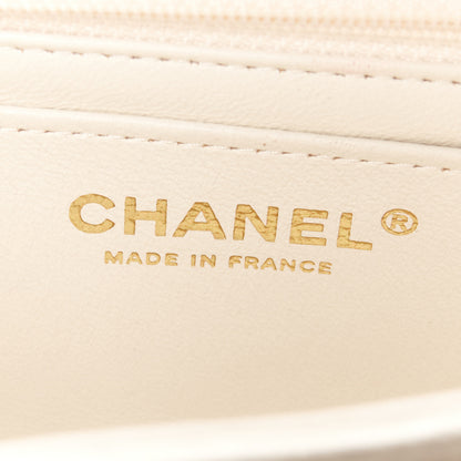 Chanel Caviar Quilted Mini Rectangular Flap White 6 of 11