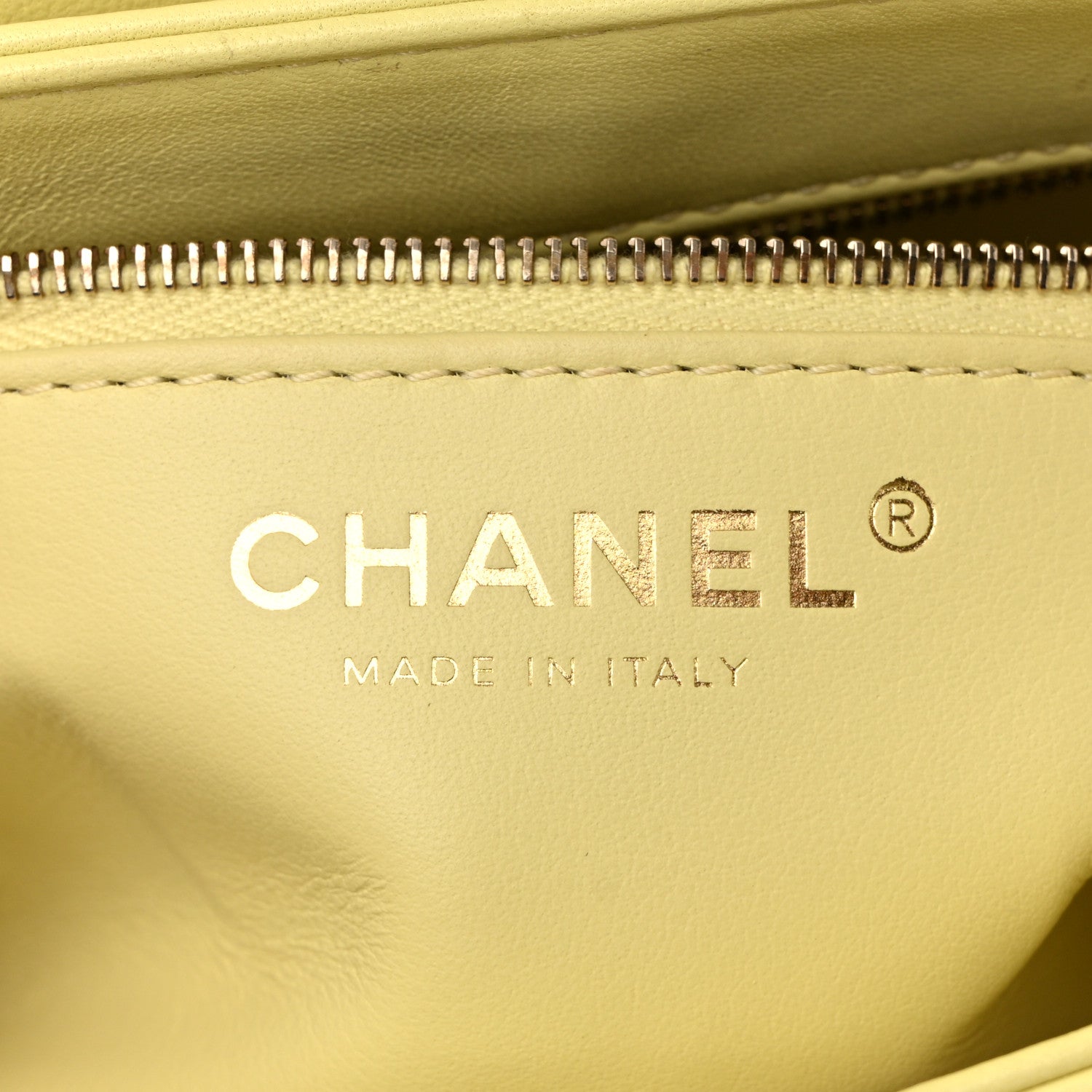 Chanel Lambskin Quilted Small Trendy CC Flap Dual Handle Bag Yellow 6 of 10