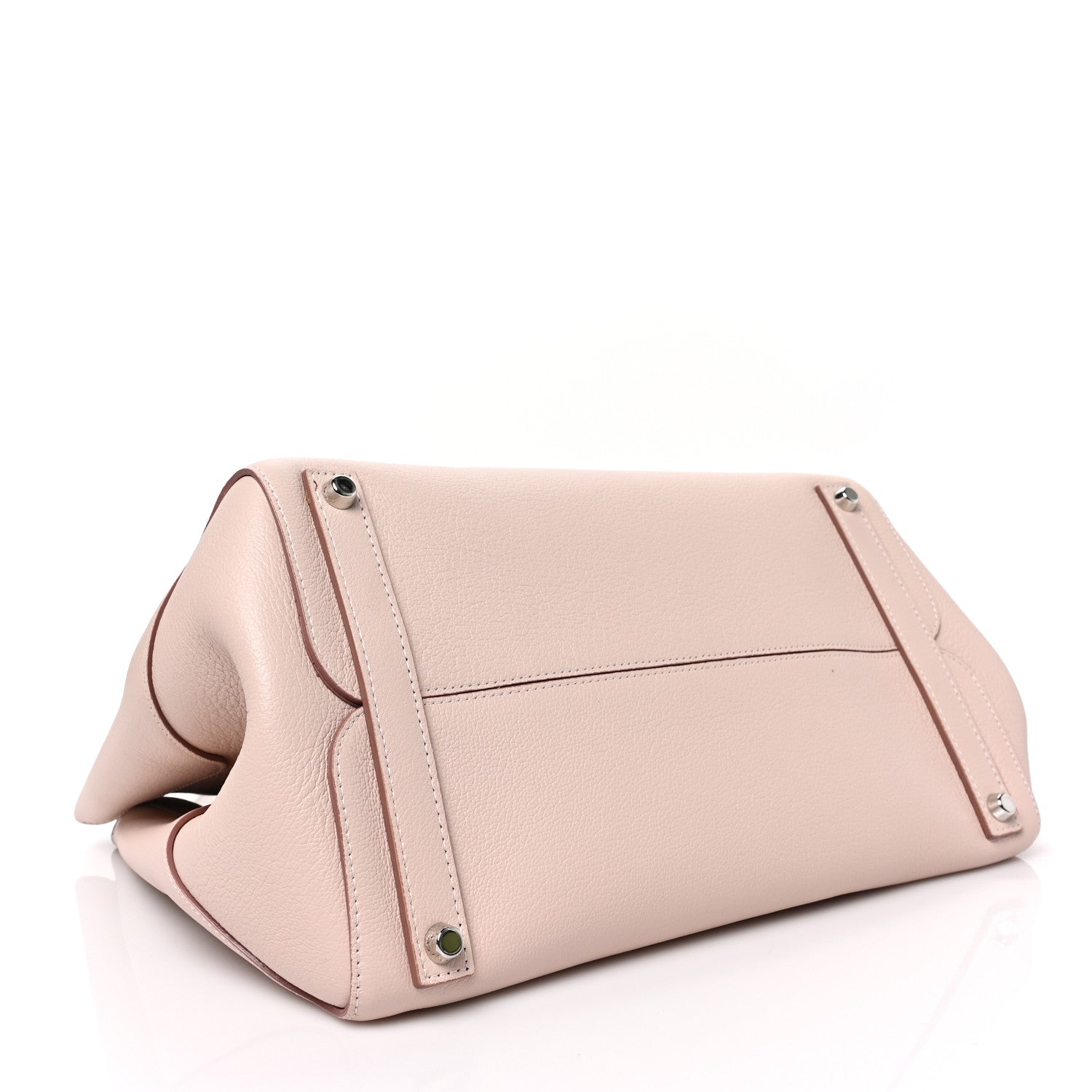 Christian Dior Supple Grained Calfskin Large Open Bar Tote Rose Poudre 4 of 9