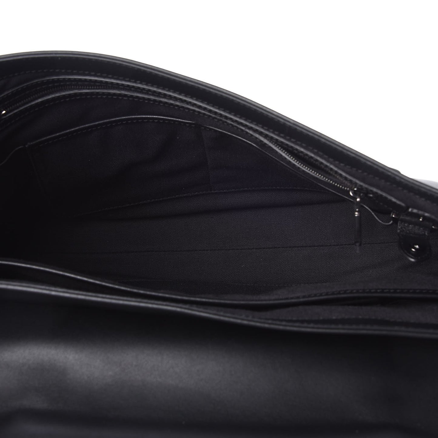 Calfskin Somerton Briefcase Black