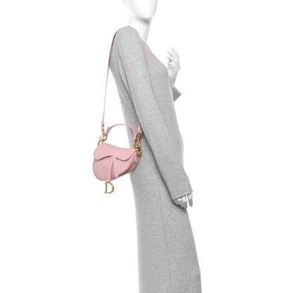 Christian Dior Deerskin Mini Saddle Bag With Strap Melacoton 2 of 10