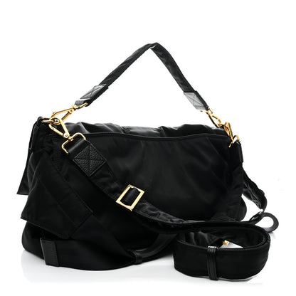 Fendi X PORTER Nylon Regular Belt Baguette Black 3 of 10