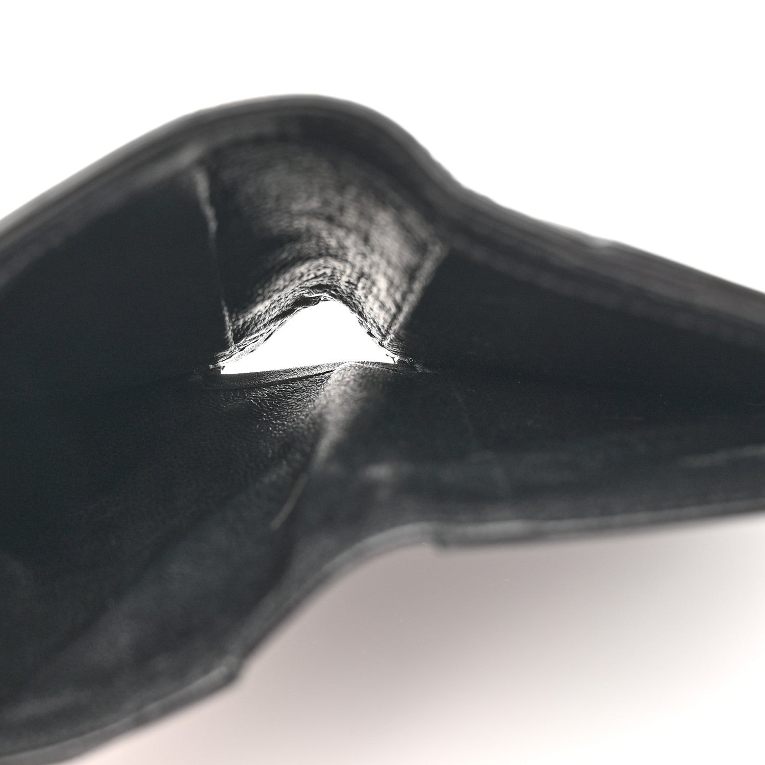 Saint Laurent Crocodile Embossed Bi-Fold Wallet Black 6 of 9