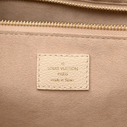 Louis Vuitton Empreinte Monogram Giant Neverfull MM Creme Rose Trianon 8 of 11