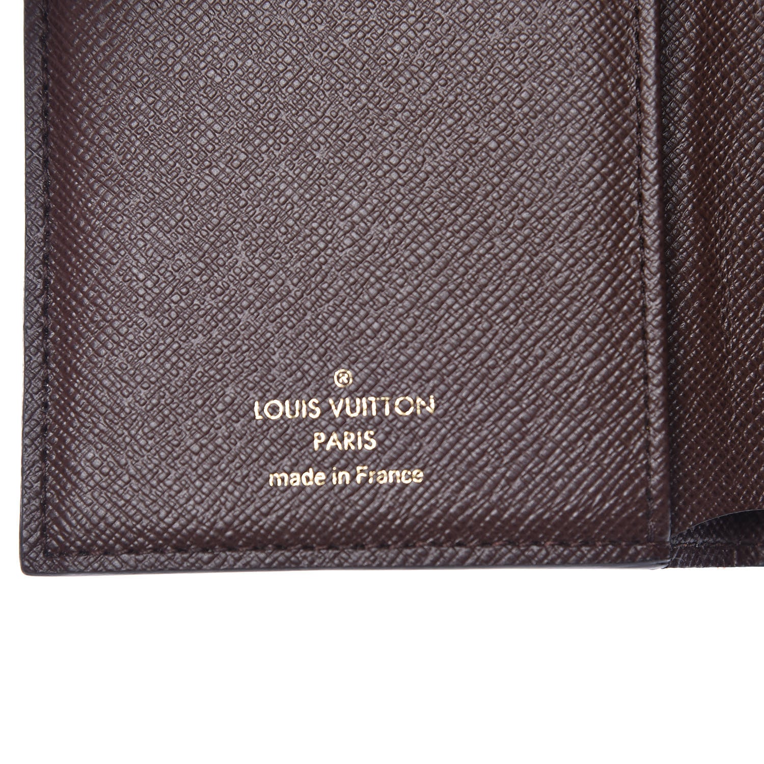 Louis Vuitton Damier Ebene Normandy Compact Wallet Black 6 of 13
