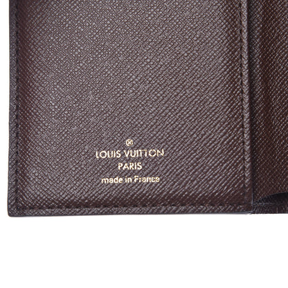 Louis Vuitton Damier Ebene Normandy Compact Wallet Black 6 of 13