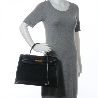 Hermes Box Kelly 32 Black 2 of 11