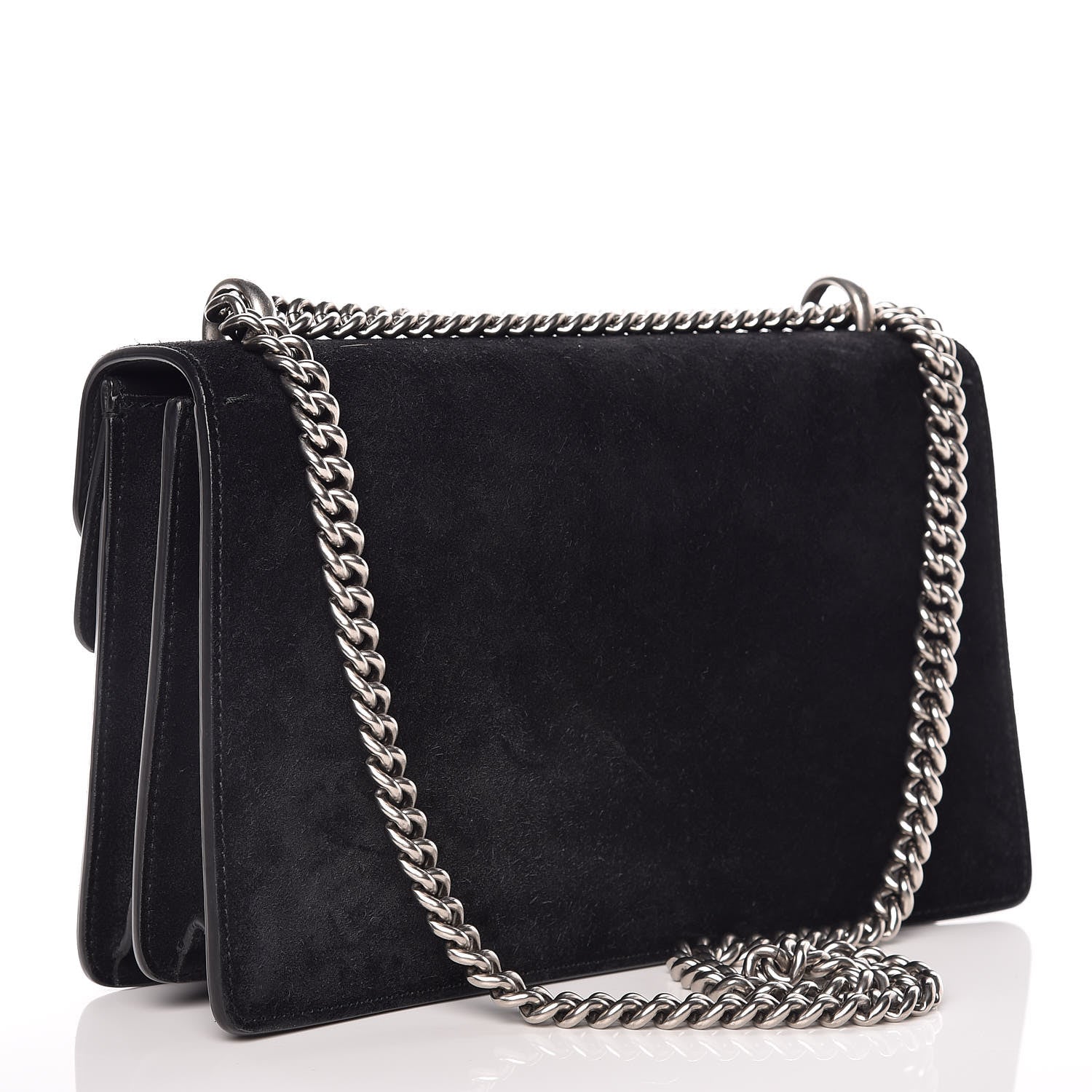 Gucci Suede Small Dionysus Shoulder Bag Black 4 of 13