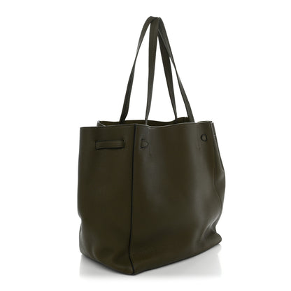 Celine Soft Grained Calfskin Small Belt Cabas Phantom Khaki 3 of 10