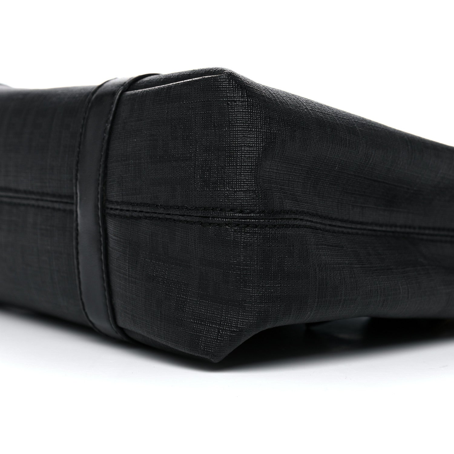 Fendi Zucchino Spalmati Vitello Small Tote Black 10 of 20