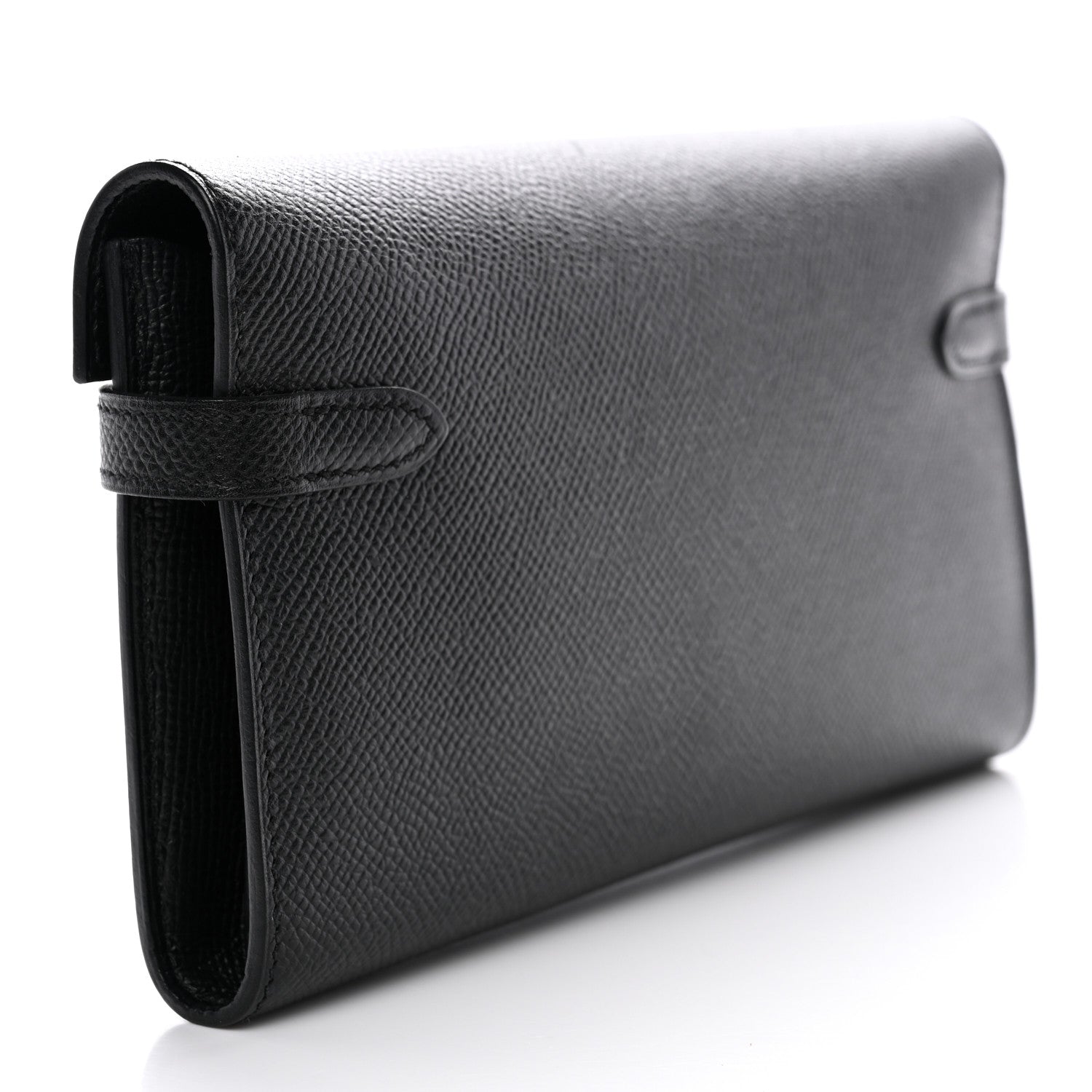Hermes Epsom Kelly Longue Wallet Black 3 of 8