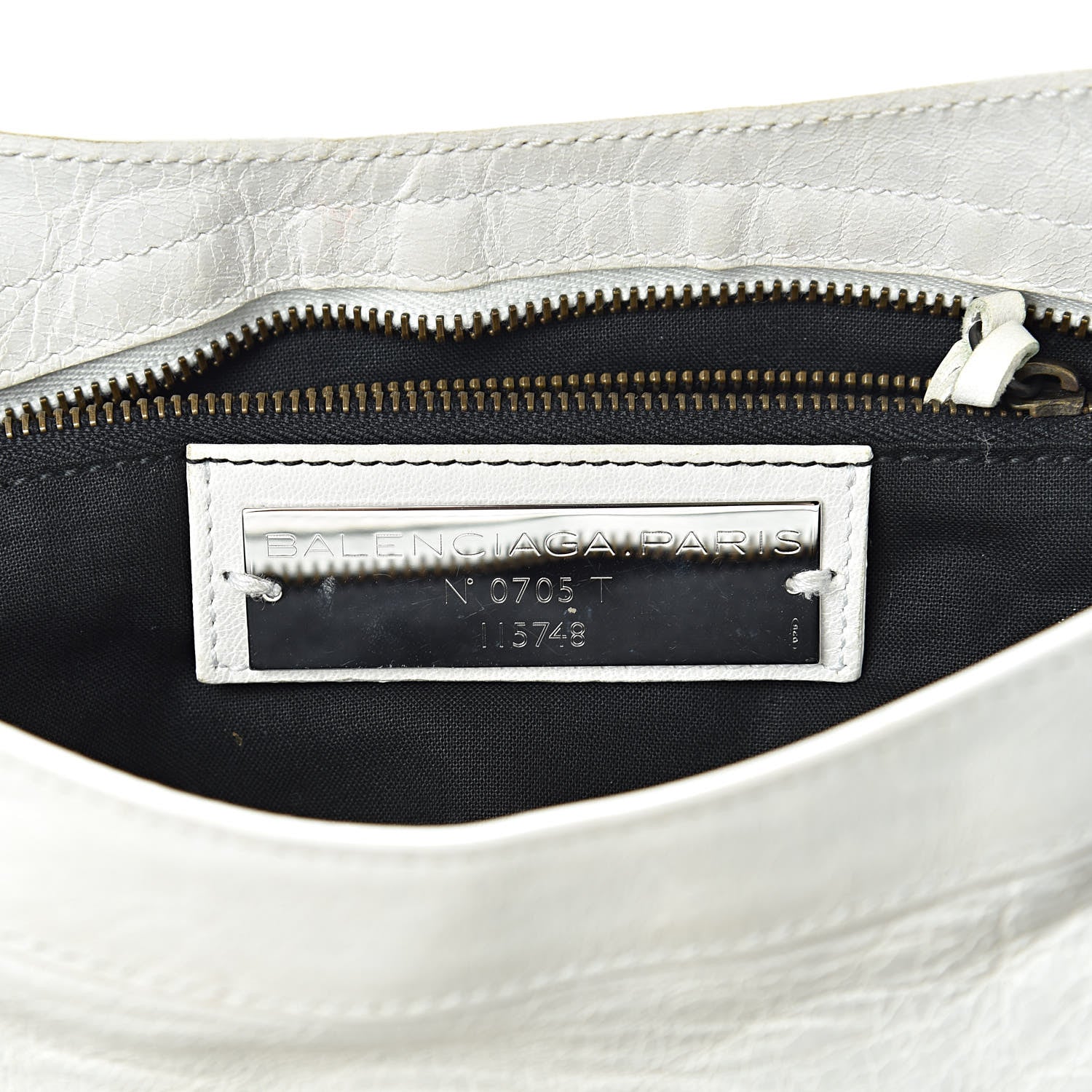 Balenciaga Agneau Classic Hardware City White 6 of 17