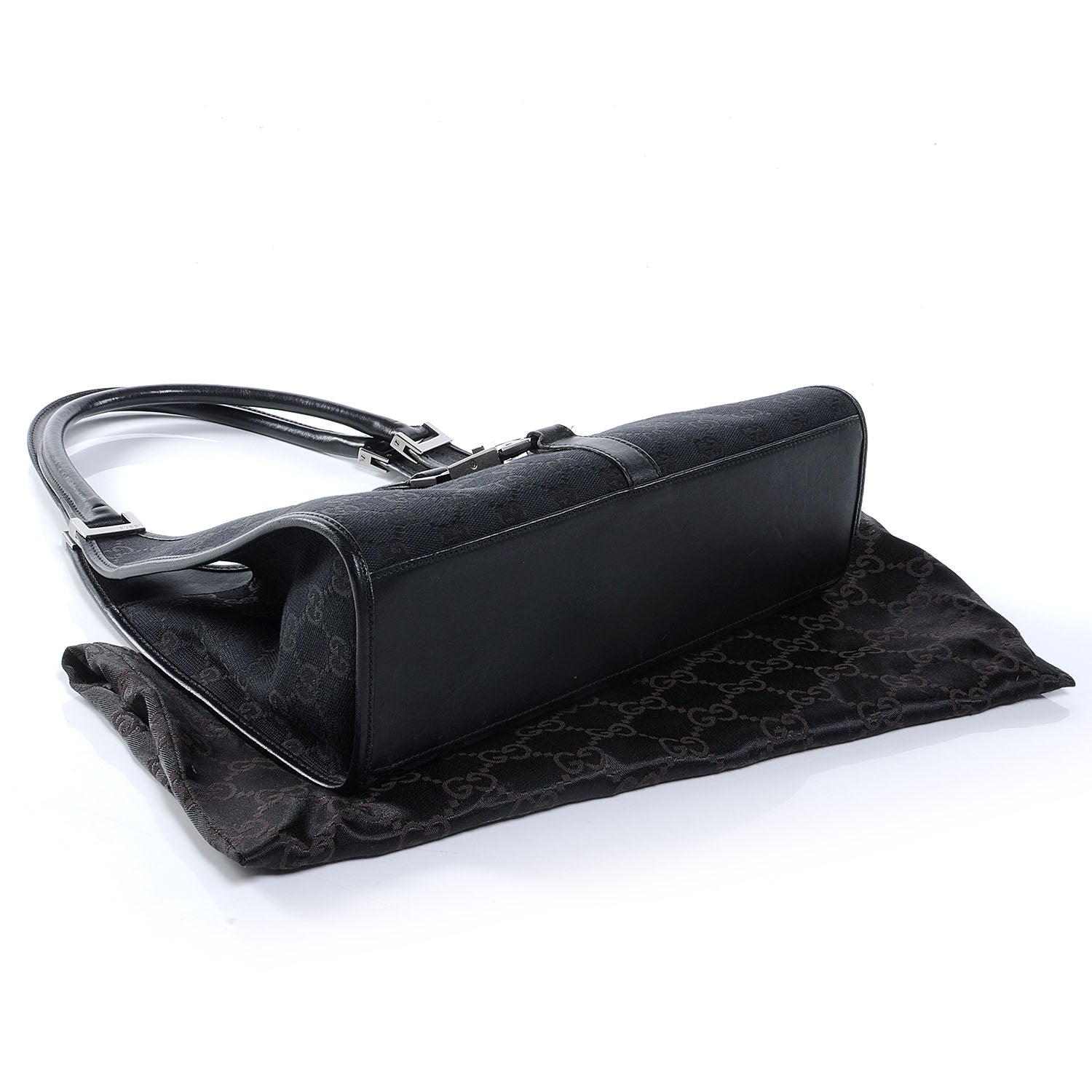Gucci Monogram Small Bardot Black 4 of 7