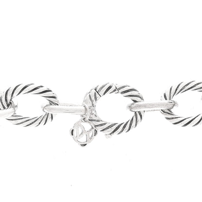 David Yurman Sterling Silver 12mm Large Oval Link Necklace 4 of 5