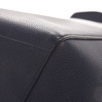 Celine Soft Grained Calfskin Sangle Bucket Bag Navy Blue 8 of 11