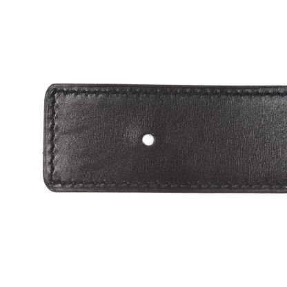 Hermes Box Togo 32mm H Belt 80 Black Ciel 6 of 10
