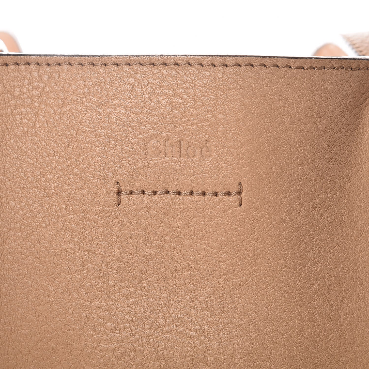 Chloe Smooth Calfskin Small Milo Shopping Tote Beige 6 of 13