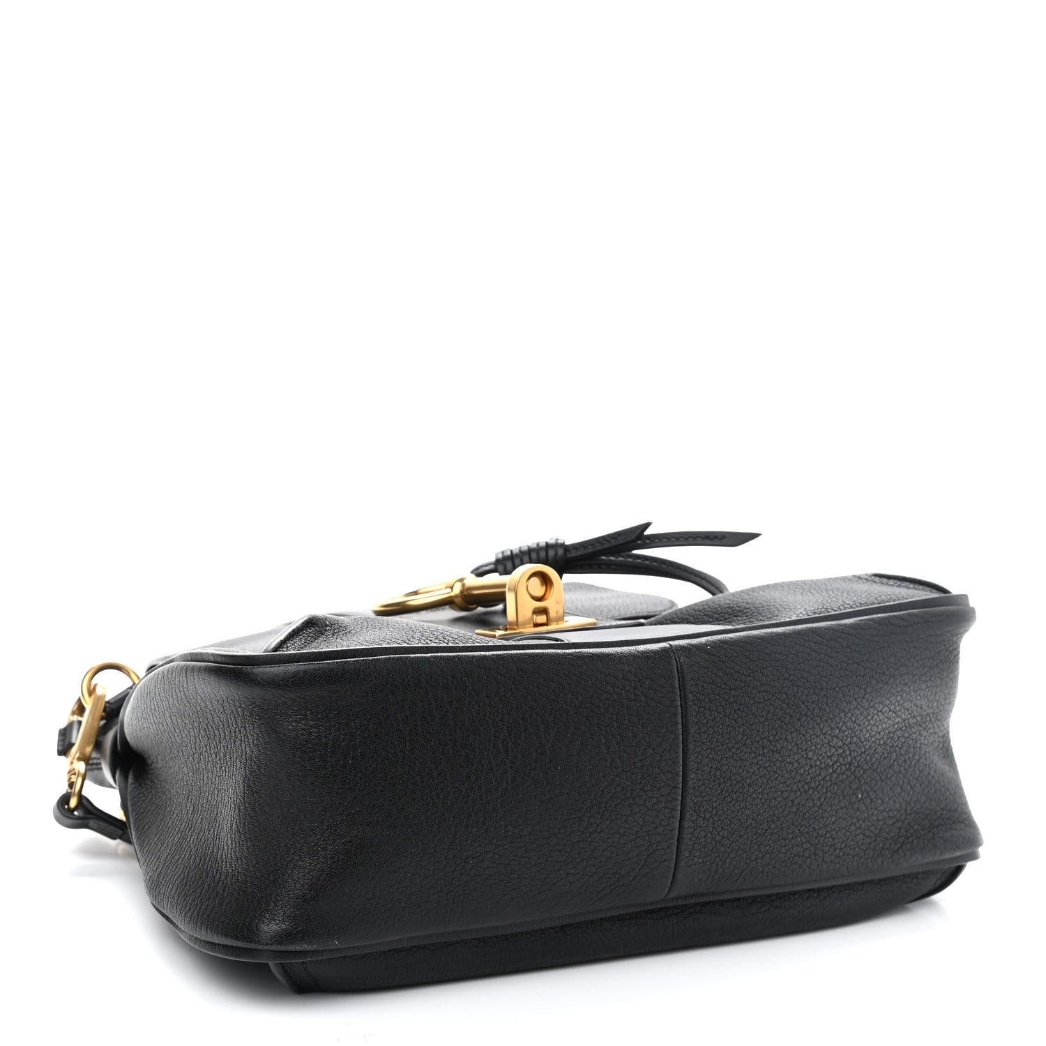 Chloe Grained Lambskin Calfskin Small Lexa Shoulder Bag Black 4 of 10